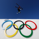Freestyle skier Eileen Gu competes for China in the Big Air ski final on Feb. 8, 2022, at the Beijing Winter Olympics.